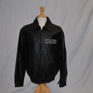 Mark Alan U.S. MARINES Black Bomber Leather New